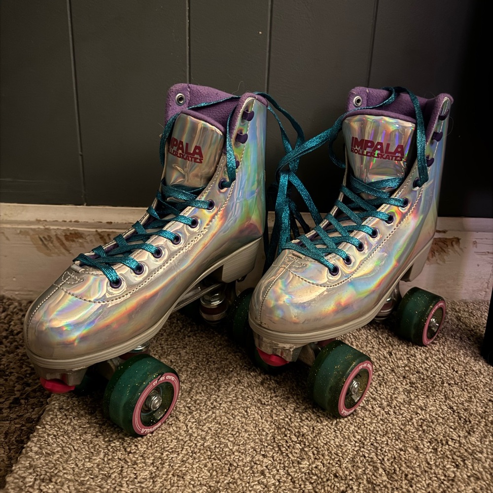 Iridescent Impala Roller Skates